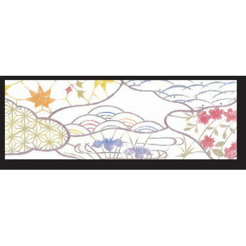 箸置マット 箸置マット(100枚単位)春秋 [38 x 13cm] 上質紙 (7-161-13) | 箸置き 箸置 はしおき 箸 カトラリー 食器 業務用 飲食店 カフェ うつわ 器 おしゃれ かわいい お洒落 ギフト プレゼント 引き出物 内祝い 結婚祝い 誕生日 贈り物 贈答品