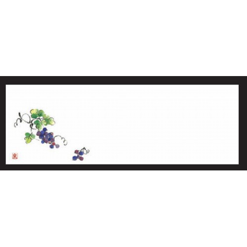 箸置マット 箸置マット(100枚単位)ぶどう(7月 9月) [38 x 13cm] 上質紙 (7-162-5) | 箸置き 箸置 はしおき 箸 カトラリー 食器 業務用 飲食店 カフェ うつわ 器 おしゃれ かわいい お洒落 ギフト プレゼント 引き出物 内祝い 結婚祝い 誕生日 贈り物 贈答品