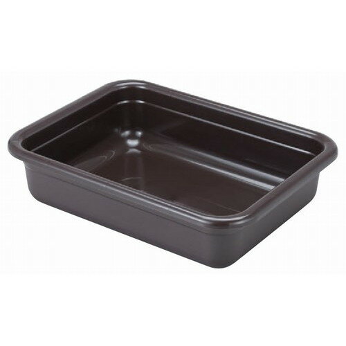 コンテナ クリーンコンテナダークブラウン [外寸51 x 38 x 12.5cm ・内寸45.5 x 33.5 x 12.2cm] ポリプロピレン樹脂 食洗機可 (7-121-1) 【料亭 旅館 和食器 飲食店 業務用】