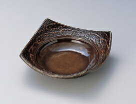 アルミ製品 木肌鍋(アメ釉) [18 x 18 x 6cm] アルミ (7-917-11) 【料亭 旅館 和食器 飲食店 業務用】