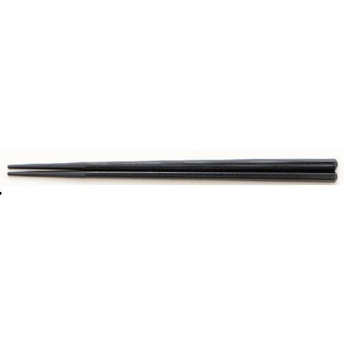 箸 六角塗箸黒乾漆塗 21cm 洗浄機可 [21.4 x 0.9 x 0.8cm] PBT樹脂 食洗機可 (7-809-2) | はし 箸 おすすめ 人気 食器 業務用 飲食店 カフェ おしゃれ かわいい お洒落 可愛い ギフト プレゼント 引き出物 内祝い 結婚祝い 誕生日 贈り物 贈答品