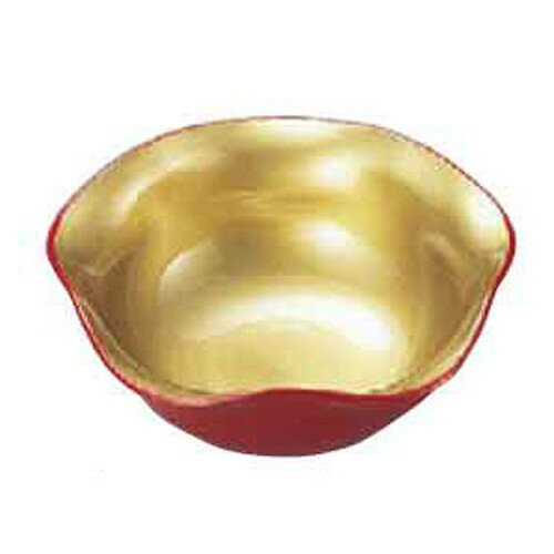 盛器 3.2寸梅小鉢朱内金 [9.5 x 9.2 x 3.6cm] ABS樹脂 (7-621-10) | 小鉢 小 小さい 鉢 ボウル 万能 人気 おすすめ 食器 業務用 飲食店 カフェ うつわ 器 おしゃれ かわいい ギフト プレゼント内祝い 結婚祝い 誕生日 贈り物 贈答品