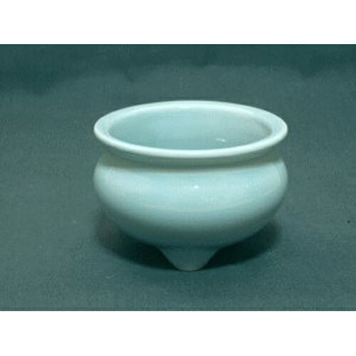 仏壇用 香炉 青磁 3寸[直径9.2cm高さ6.4cm 内側無釉] | 仏具 仏壇 お盆 お彼岸 迎え火 供養 お寺 お墓 仏様 仏前 盆 お坊さん お供え 手元供養 佛具