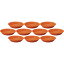 10個セット プロヴァンス メタ玉16cm深皿 パーシモン [16.2×3.4cm] | 洋食器 洋皿 プロヴァンス オレンジ 業務用