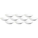10個セット パルミラ ホワイト 22cm深皿 [22×3.8cm] | 洋食器 メインプレート パスタ皿 ホワイト パルミラ