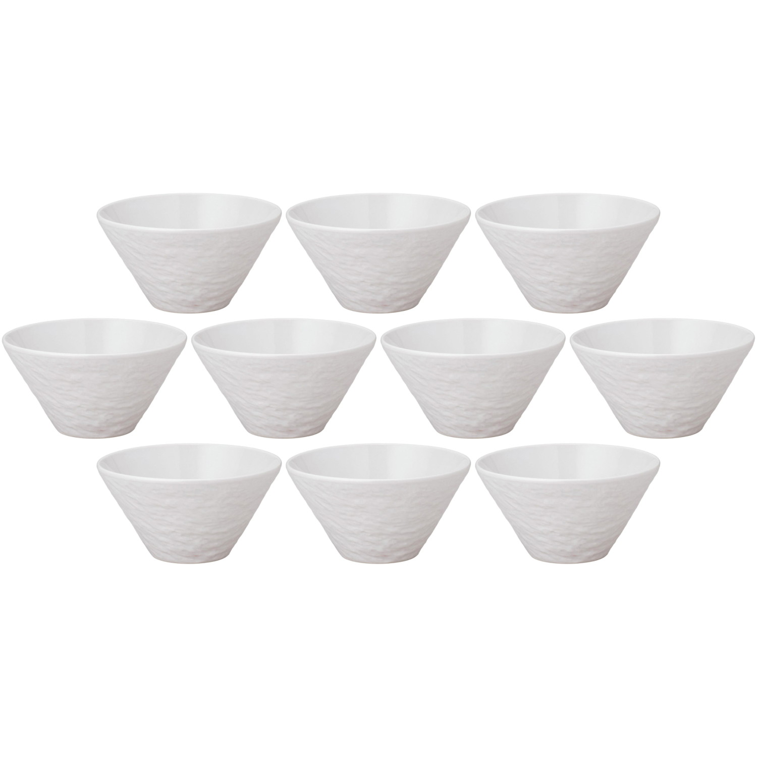 10個セット ペトラ 16cm深ボール [16.5×8.7cm・780cc] | 深皿 小鉢 ボウル ホワイト ナチュラル