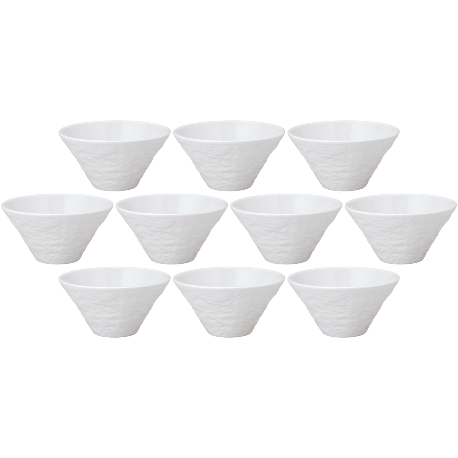 10個セット ペトラ 18cm深ボール [18×9.2cm・1,000cc] | ボウル 小鉢 深皿 ホワイト ナチュラル