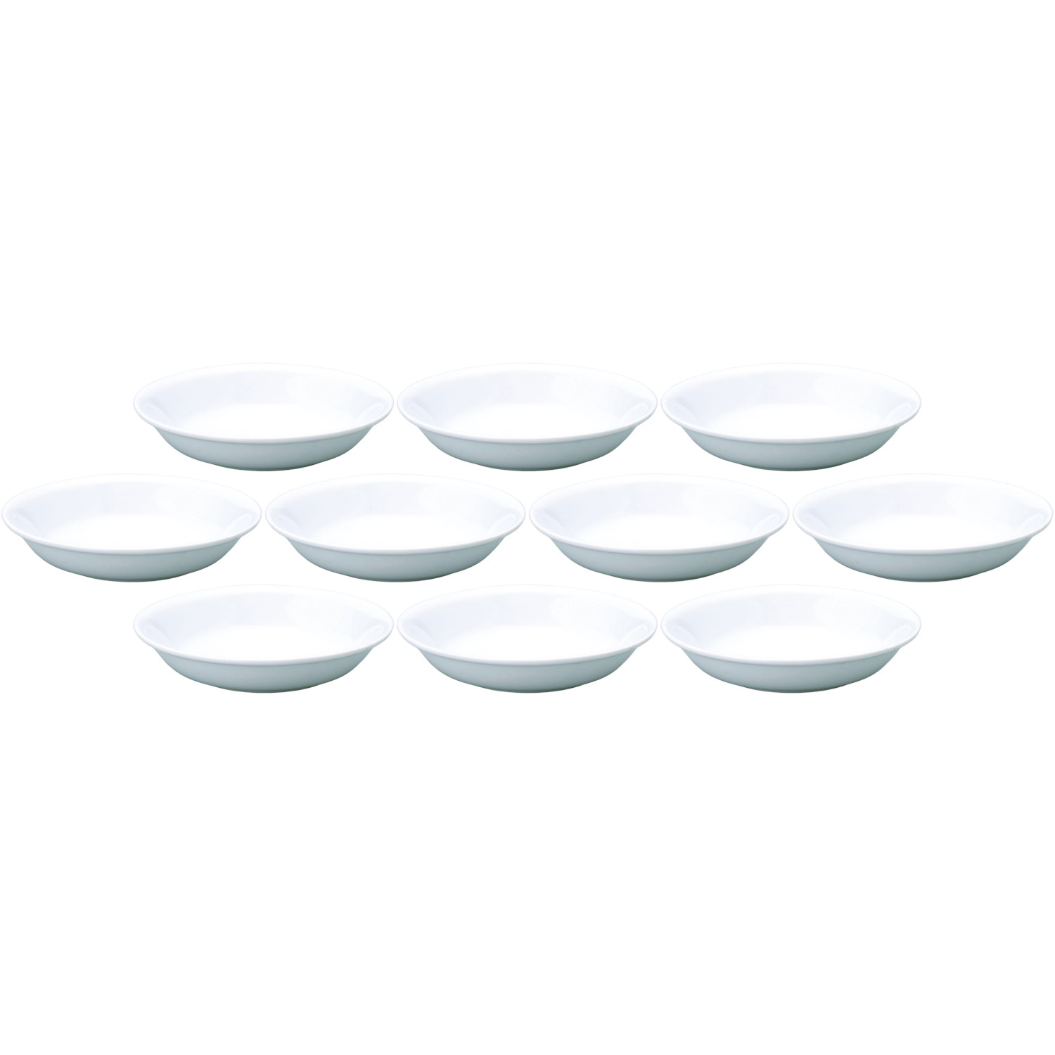 10個セット DCペンタゴン メタ16cm深皿 [15.3×3.4cm] | 洋食器 中皿 取り分け皿 銘々皿 おかず