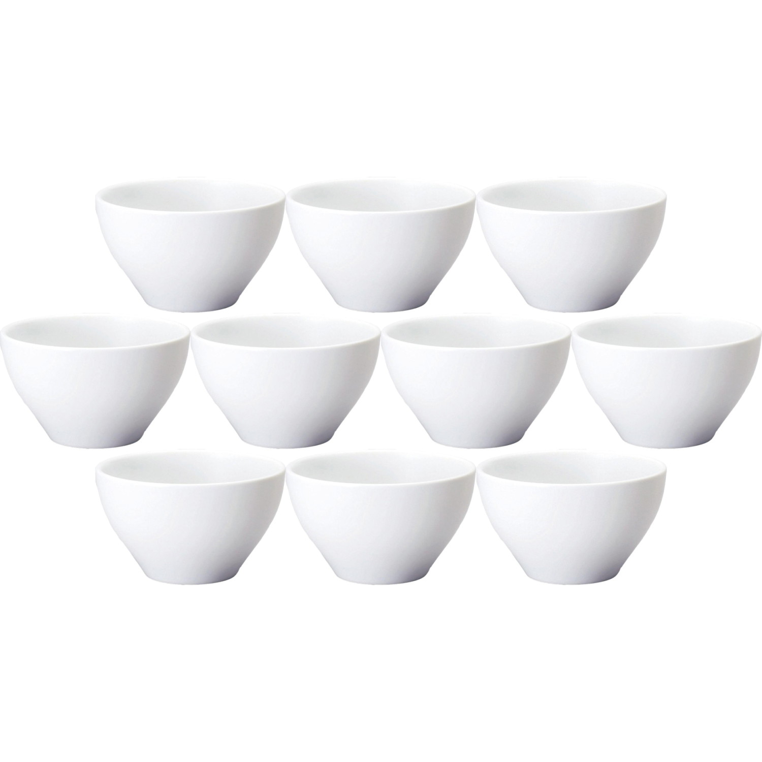 10個セット ベーシック 15cm深ボール [15×8.6cm・780cc] | 洋食器 お椀 ホワイト レストラン 旅館