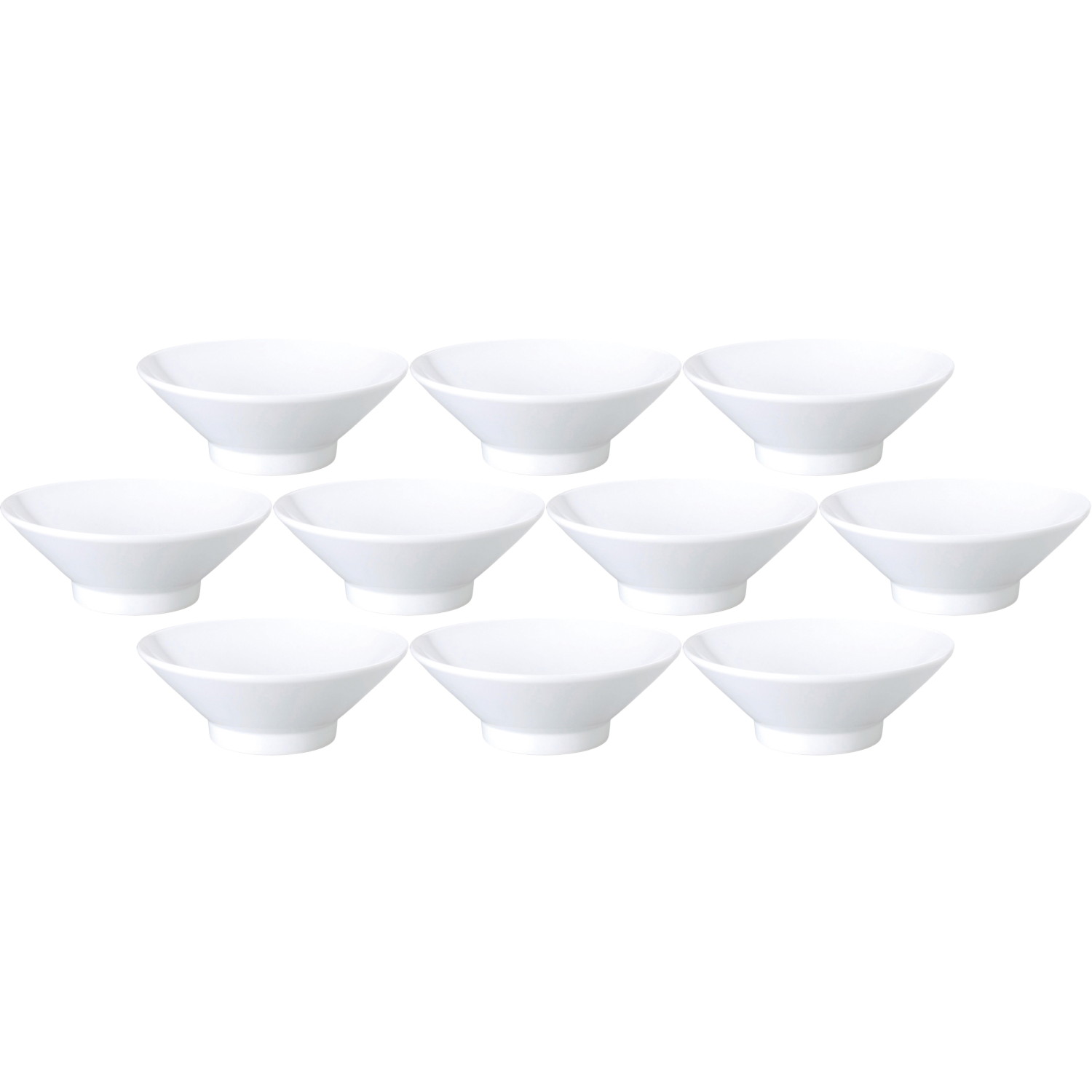 10個セット 白中華 切立高台24cm丼 [23.8×8.8cm・1,500cc] | 中華食器 切立高台丼 ラーメンどんぶり 麺どんぶり 白