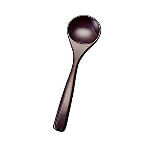 本漆朝粥スプーン 溜 [ 約L16.4cm ] 【 カトラリー 】 | 飲食店 和食 カフェ 甘味...