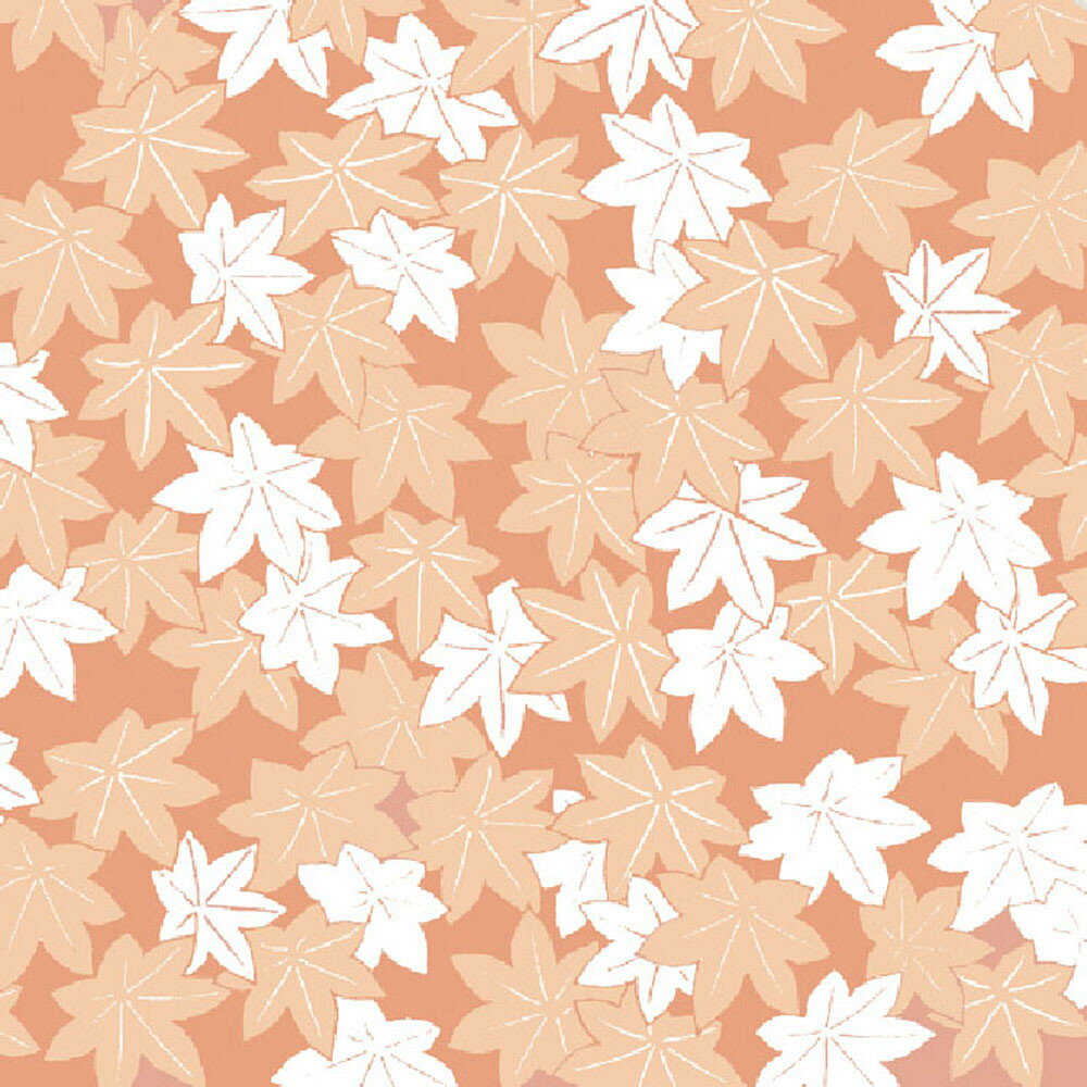 両面ラミ 花小紋敷紙 100枚入 赤もみじ 6寸 [ 約18 x 18cm ] 【 懐紙 】 | 旅館 料亭 ホテル 宴会 懐石..