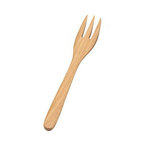 ビーチ・フォーク [ 約2.4 x L18cm ] 【 カトラリー 】 | 飲食店 和食 カフェ 甘味処 和菓子 業務用 自..