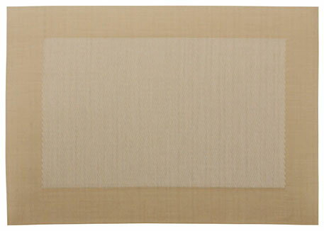 洗える樹脂マット フレーム柄=ゴールド [約43×30.5cm] | 和食 料理 定食 懐石料理 演出 テーブルウエア..