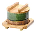 織部くし目セイロセット(深型) [蓋:約φ10.1×H1.8cm 身(竹ス付):外寸約φ10×H6cm 内寸:約φ9×H5.2cm 台:約11.5×11.5×H...