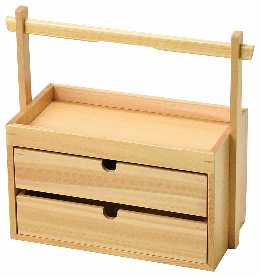 桧・引き出し弁当箱 [約33×14.2×H29.5cm(引出箱内寸:約24.5×10.6×H5cm)] | おしゃれ シンプル モダン 和食 懐石料理 定食 鉢 小鉢 小付 珍味 松花堂・弁当