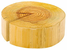 国産杉・丸太ディスプレイ台 大径　中 [約φ25〜27×H10cm] | 飾り台 ディスプレイ台 料理台 オシャレ お..