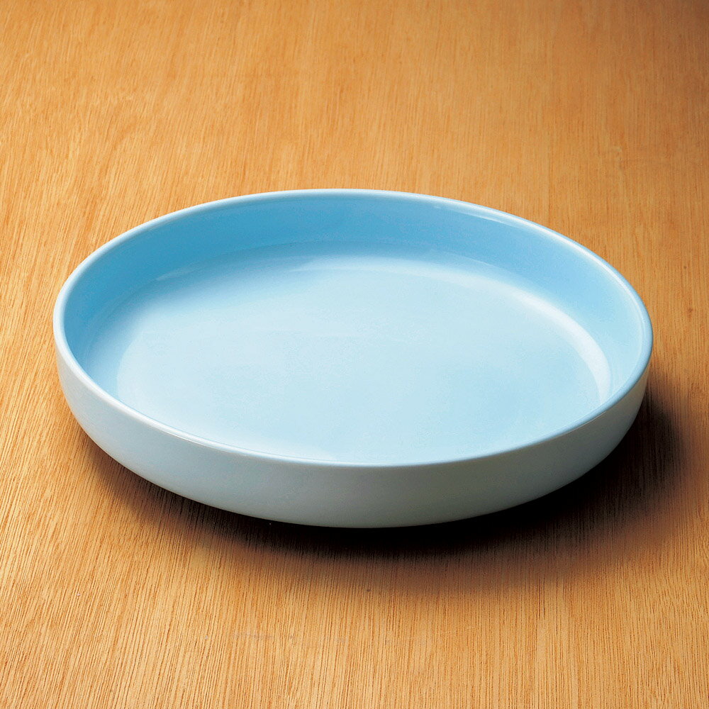 青地10号盛鉢（萬古焼）　大鉢　盛