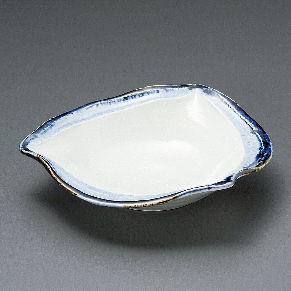 渕呉須変形8.0鉢　大鉢　盛鉢