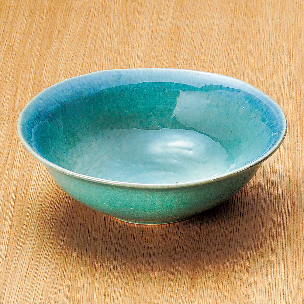 トルコブルー7.3ボール（信楽焼）　