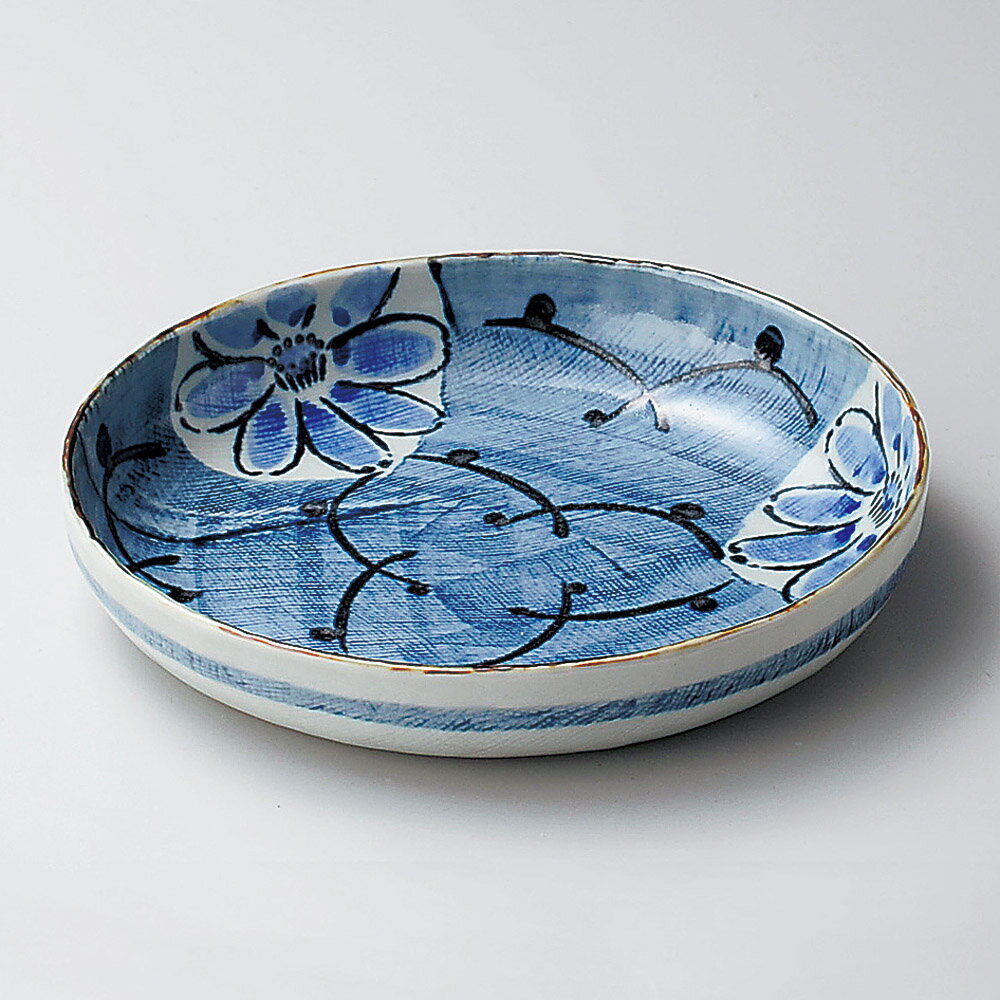 ごす濃花丸紋7.0パスタ鉢　大鉢　盛鉢