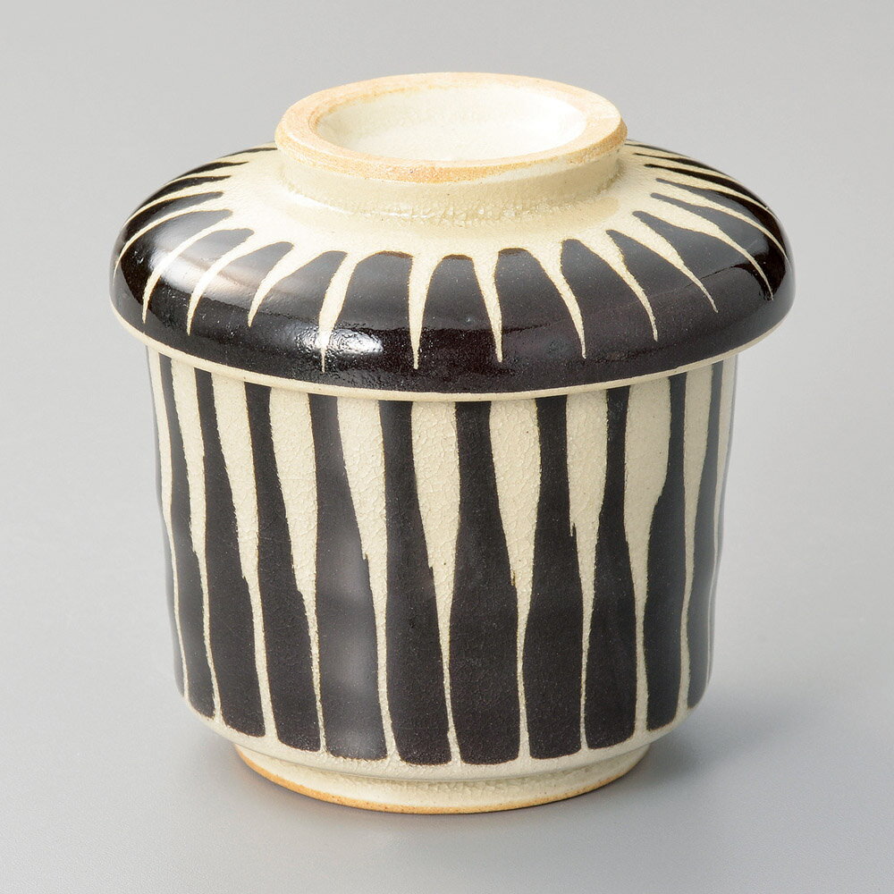 黒十草蒸し碗　茶碗蒸し　むし碗