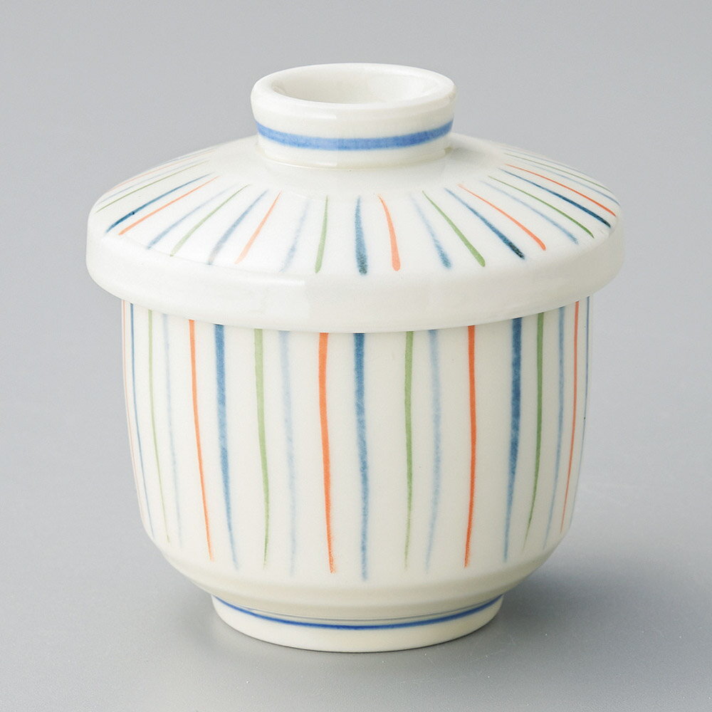 黄地十草むし碗　茶碗蒸し　むし碗