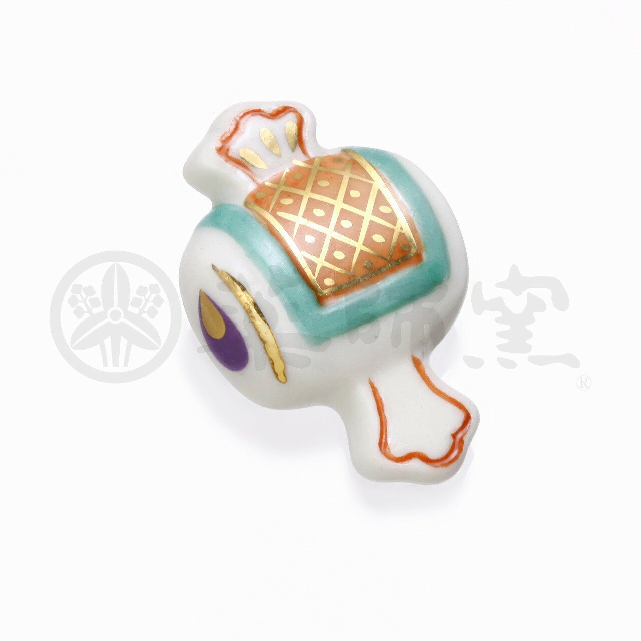 ピンブローチ　小槌