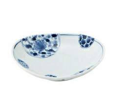 Oval Dishes - 花伊万里/和柄模様の13.5cm楕円深皿/おかず皿