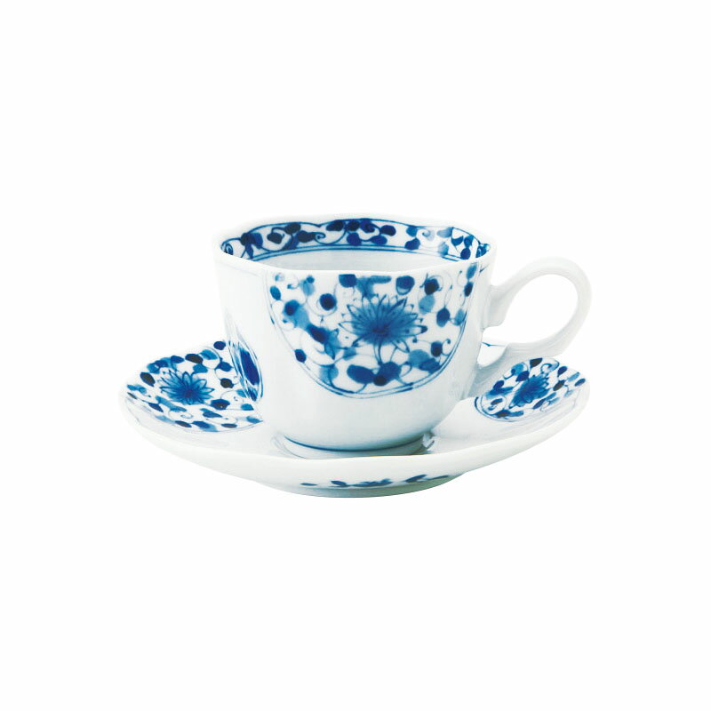 Seto Ware - 花伊万里　コーヒーカップ＆ソーサー