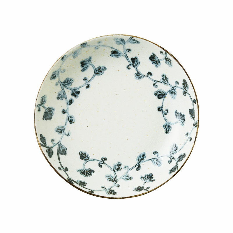 Mino Ware - 粉引唐草　UK50皿　取り皿