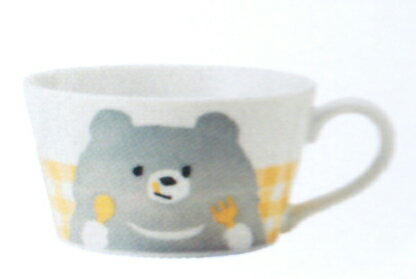 Mino Ware - クマとごはん　スープカップ　子ども食器