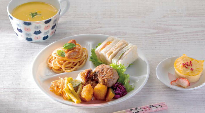 丸仕切皿・小 うすかる/ワンプレート　白