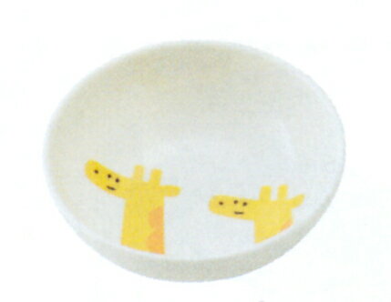 Mino Ware - キッズ キリン 4寸小鉢　子ども食器