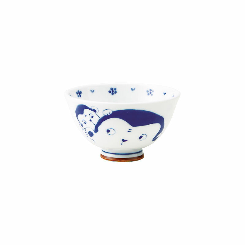 陶器 - 親子干支 申（さる）　UKあおい型茶碗