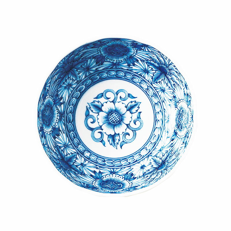 Mino Ware - 線描牡丹　RI多用鉢