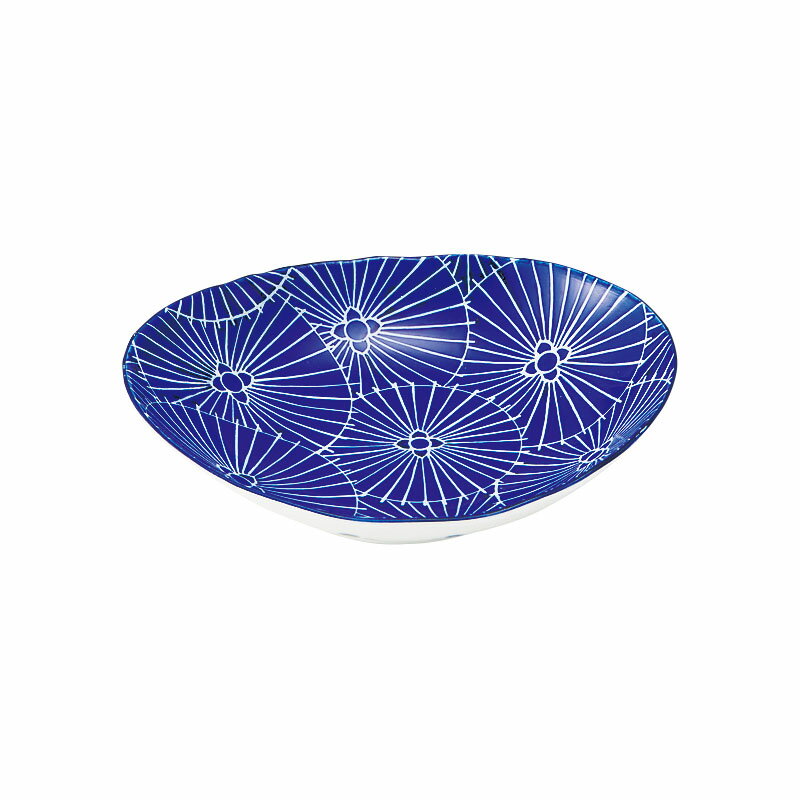 和傘 50楕円深皿　うすかる