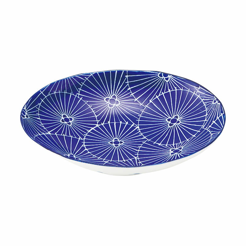 和傘60楕円深皿　うすかる