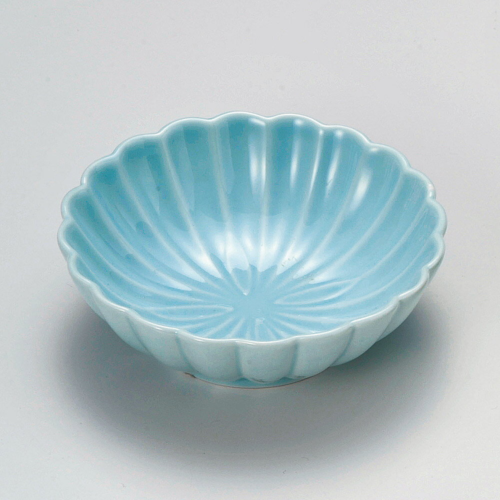 青磁菊型鉢