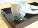 瀬戸染付 秋草 マグカップ(3)