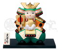 錦彩初陣大将(陶器/五月人形)