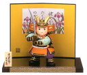 錦彩若武者(太刀)(陶器/五月人形)