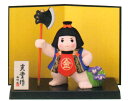 錦彩斧持ち金太郎(陶器/五月人形)