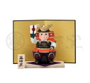錦彩初陣大将(陶器/五月人形)