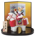 初陣若武者(小)白磁(陶器/五月人形)