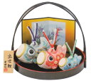 鯉のぼり福鈴家族(陶器/五月人形)