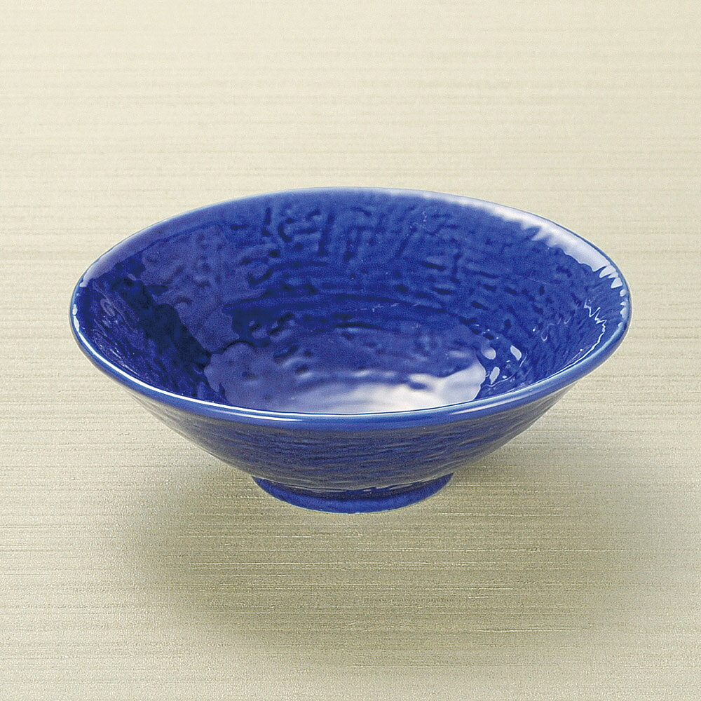 ルリ釉平鉢