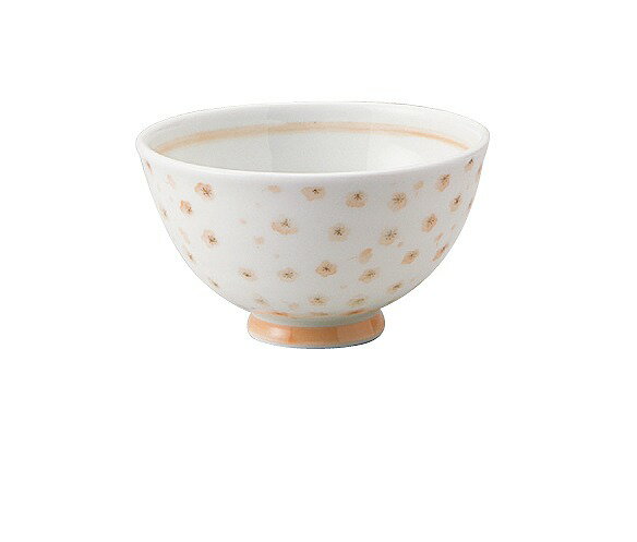 京小花（赤）　UKあおい型茶碗