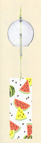 ガラス風鈴　スイカ