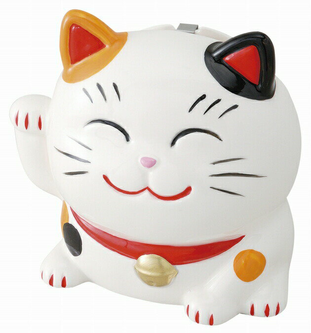 [蚊遣り器 蚊やり 和 虫除け対策 除虫菊の蚊遣器]招き猫蚊遣器（ミケ・小）